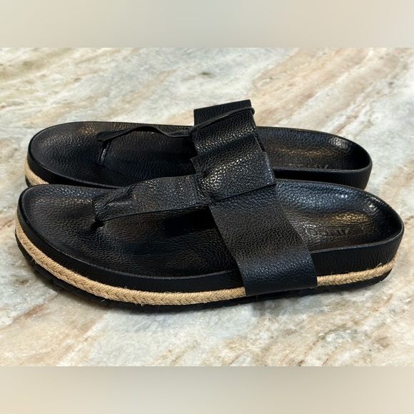 Women’s VINCE Avani black leather sandals- Size 8.5 - Picture 7 of 9